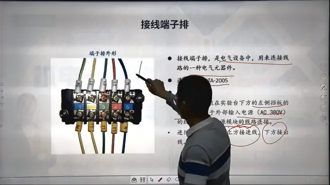 接线端子与工业插头，PLC机电一体化电源来源，提升电工技能