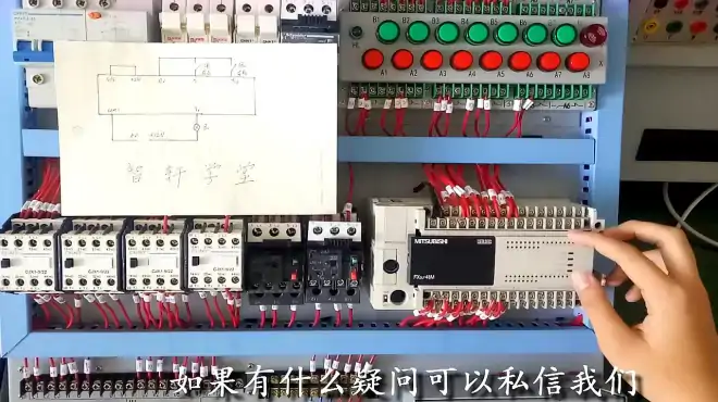 不会连接PLC外围电路，对照接线图，手把手教你连按钮与灯
